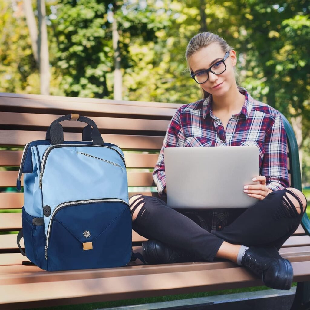 Hap Tim Laptop Backpack, Travel Backpack for Women,Work Backpack, Nurse Backpack, Teacher Backpack, Carry on Backpack(7651-GB)