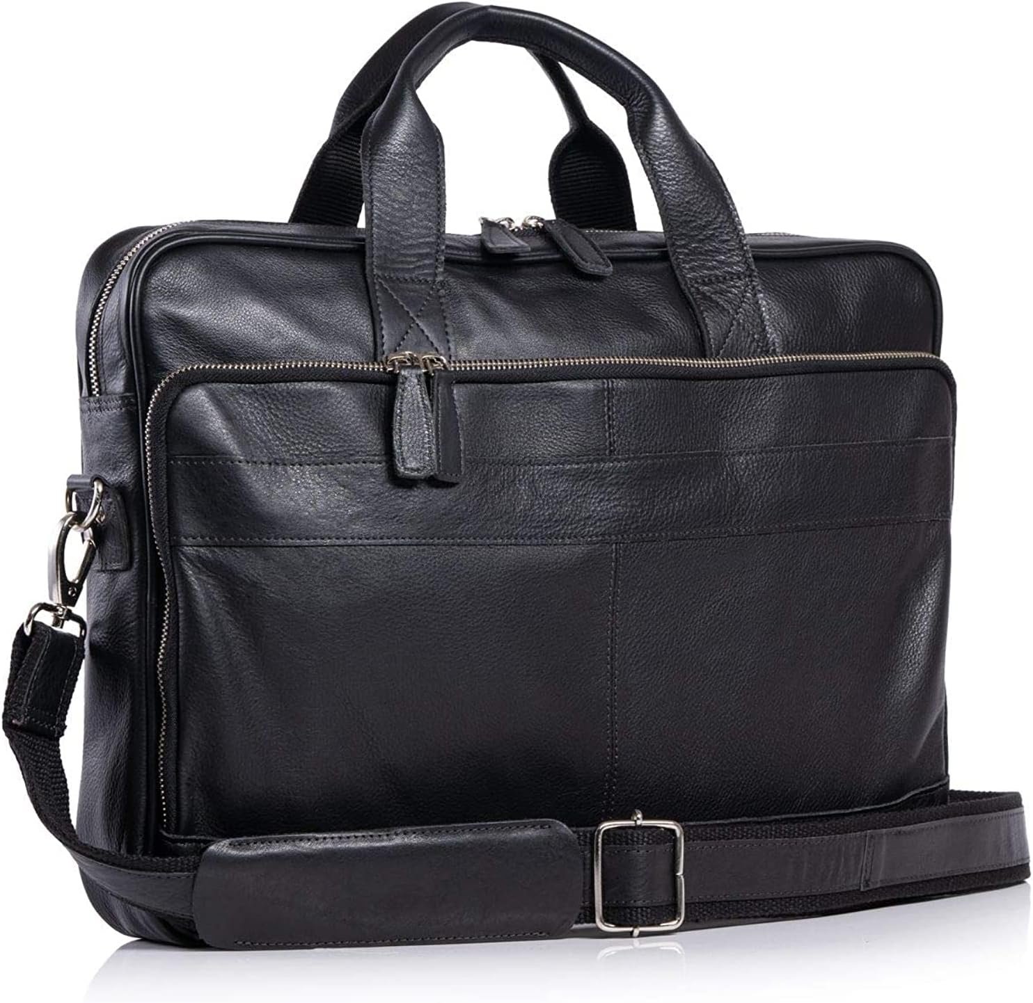 Leather briefcase 18 Inch Laptop Messenger Bags Review