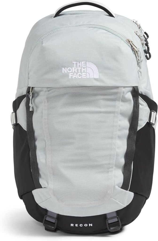 THE NORTH FACE Recon Everyday Laptop Backpack, Tin Grey Dark Heather/Asphalt Grey/TNF Black, One Size