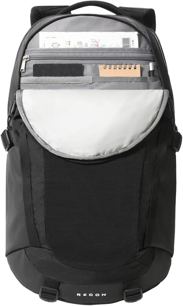 THE NORTH FACE Recon Everyday Laptop Backpack, Tin Grey Dark Heather/Asphalt Grey/TNF Black, One Size