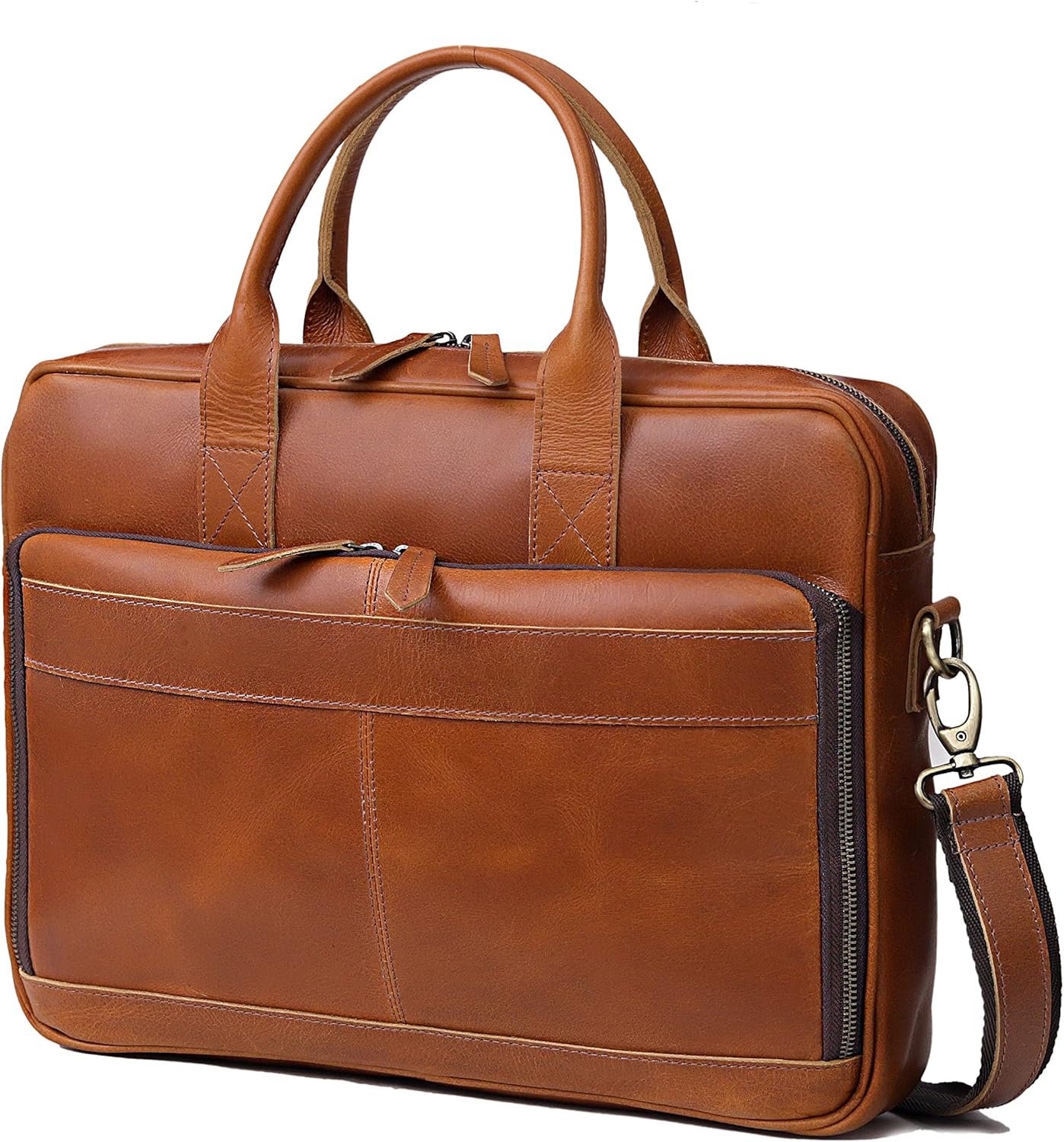 VC VINTAGE COUTURE Leather briefcase bag review